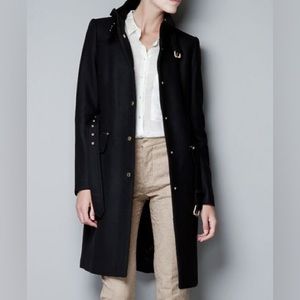 Zara coat with buckles
